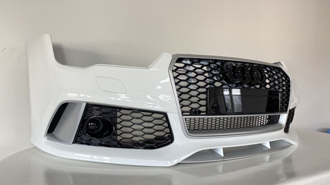 AUDI A7 2015-2017 IÇIN UYUMLU RS7 ÖN TAMPON PANJUR SETI - (KROM ÇERÇEVE)